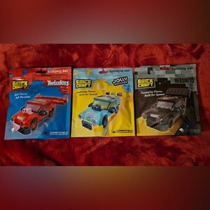 3 Brick Craft Building Sets: Twizzlers, Hersheys and Jolly Rancher Cars